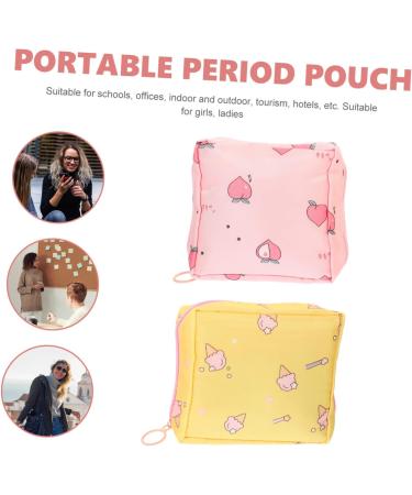 Buy Sewoart 2-Piece Women's Bandage Bag & Multi-Purpose Tampon Holder Stylish Storage for Menstrual Supplies - Buy Online on GoSupps.com