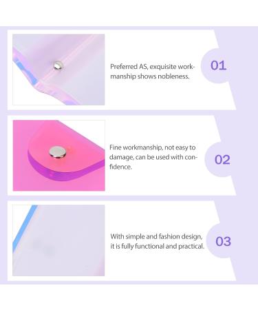 Lurrose Nail Art Card Holder Pocket | 19x14.5cm Stamp Template Organizer | Pink Nail Stencil & Pressure Plate Case for Nail Design - Buy Online on GoSupps.com