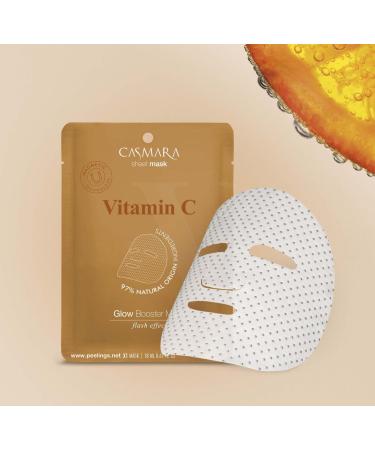 Casmara sheet masks 5 x Glow Booster masks vitamin C