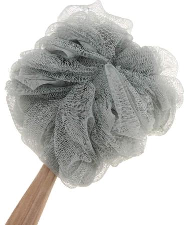 Baosity Shower Sponge with Handle - Soaping Aid for Easy Back Cleaning - Gray - Buy Online on GoSupps.com