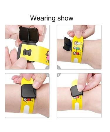 Emergency SOS Bracelet for Kids - 4-Pack Waterproof ID Bracelets for Safety & Security | Children's Phone Number Bracelet - Buy Online on GoSupps.com