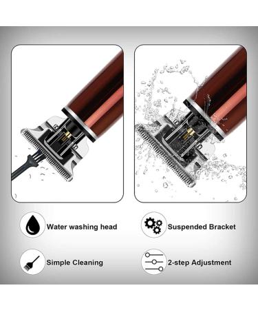 Brensty Hair Clippers Hair Clippers Cordless Hair Trimmer for Men 2mm Baldheaded Waterproof Grooming Kit - Buy Online on GoSupps.com