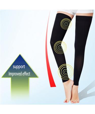 Medical Compression Stockings for Varicose Veins - Second Degree Pressure Washable & Comfortable - Pain Relief for Women - Improve Blood Circulation - Black Size S (Flesh M) - Buy Online on GoSupps.com