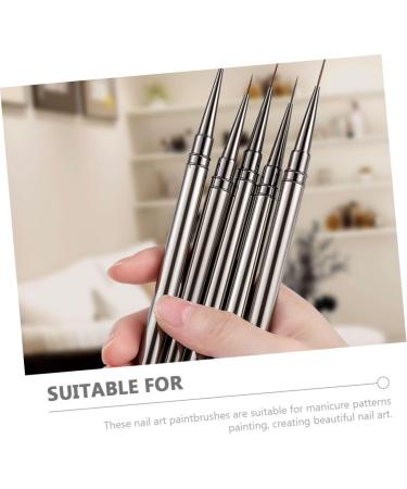 DRESSOOS Nail Art Drawing Pen Nail Painting Brush Manicure Drawing Tool Nail Line Pens Manicure Painting Nail Art Supplies Manicure Liner Manicure Tools Nail Art Liner Pen Nails Brush Pen 18.00X1.00X1.00CM As Shown 2 - Buy Online on GoSupps.com