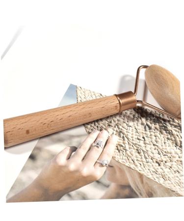 FOMIYES Wooden Eye Roller & Face Massager - Anti-Aging Muscle Roller Stick for Skincare | Bamboo Facial Roller Tool - Buy Online on GoSupps.com