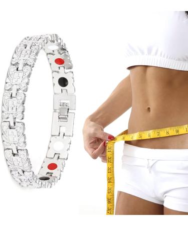 Moxeupon Lymph Magnet Wristband - Lymphatic Drainage Bracelet for Weight Loss | Silver Healthcare Gift for Women & Men - Buy Online on GoSupps.com