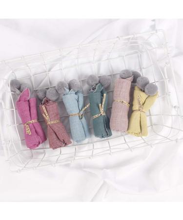 Asudaro Baby Scarf - Cute Triangle Cotton Scarf with Hair Ball for Boys and Girls - Buy Online on GoSupps.com
