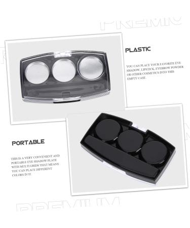 Ipetboom 20 Pcs Eyeshadow Highlighter Makeup Pallet Nude Lipstick Pallet Eye Shadow Box up Concealer 7.2x4.2cmx2pcs Blackx2pcs - Buy Online on GoSupps.com