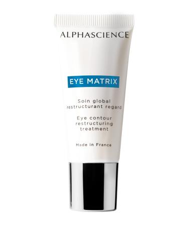 ALPHASCIENCE EYE MATRIX 15 ml / 0.50 Fl Oz - anti-aging eye treatment - restructures the skin - hydrating action - all skin types - Made in France - Fragrance free - Paraben free