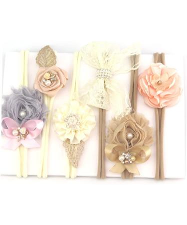 hair ties for kids infant hair ties hair ties for babies hair ties kids lace headbands hair accessories for kids lovely hair ring European and American flower head baby - Buy Online on GoSupps.com