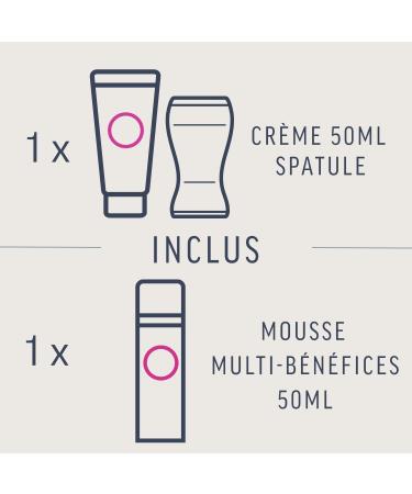 VEET Expert Depilatory Cream for Tenacious Hair Full Jersey with Exfoliating Foam Works in 2 Minutes 2 x 50 ml - Buy Online on GoSupps.com