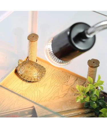 Zjrung 50W Turtle Heat Lamp - Rotatable UVA/UVB Reptile Terrarium Light with Clip & Temperature Tester for Turtles Lizards Snakes & Spiders - Buy Online on GoSupps.com