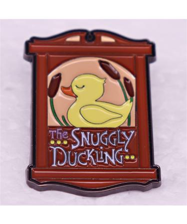 The Snuggly Duckling Enamel Pin - Cartoon Fairy Tale Duck Bar Sign Badge for Anime Fans, Kids Jewelry Gift - Ideal for Hats, Jackets, and Canvas - Buy Online on GoSupps.com