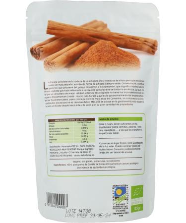 Salud Viva Salud Viva Organic Ceilan Cinnamon Powder 125g - Buy Online on GoSupps.com