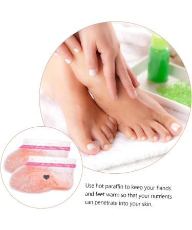 POPETPOP 2 Pairs Wax Gloves Foot Mask Pe Bag Spa - Buy Online on GoSupps.com