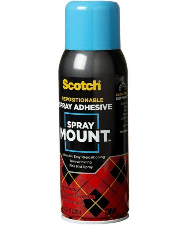 Scotch Spray Mount Spray Adhesive, Clear, 10.25 Oz. - Buy Online on GoSupps.com