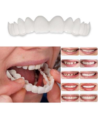 2 Pairs Temporary Nature and Comfortable Adjustable for Men and Women Beautiful Smile(White) (1) - Buy Online on GoSupps.com