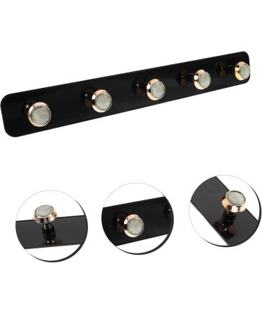 Alipis Keychain Coat Rack Modern Towel Hooks Towel Hook Rack Key Hook Sticky Hook Coat Hanger Multipurpose 35X4.5X3CM Black - Buy Online on GoSupps.com