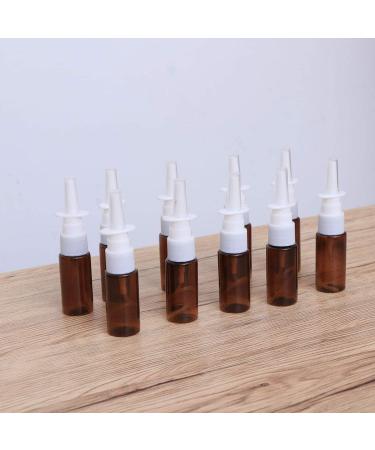 Heallily 15pcs 15ml Plastic Empty Nasal Sprayers Bottle Snoot Pump Clean for Colloidal Silver and Saline Applications - Buy Online on GoSupps.com
