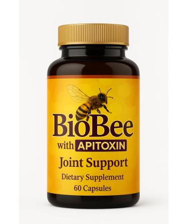 Natural Bio Bee - Venom with glucosamine sulfate Veneno Abeja 60 Capsulas Apitoxin Manuka Honey Dietary Supplement