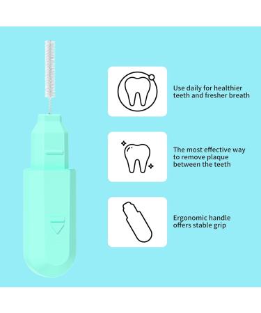 Interdental Brush 1.0 mm - Green | Effective Oral Care for Healthy Teeth & Gums | International Shipping Available - Buy Online on GoSupps.com