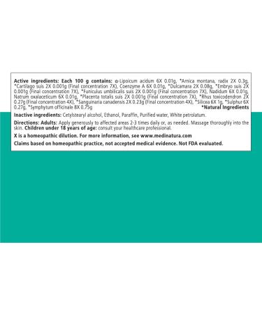 MediNatura Zeel Ointment 3.53 oz - Topical Relief for Arthritis Pain and Joint Stiffness - Arnica + 14 Active Ingredients - Made in Germany - Buy Online on GoSupps.com