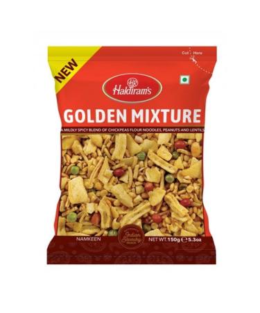 Haldiram's Golden Mixture |150g (Pack of 2) | Indian Savouries | Treat for Every Occasions | Crispy and Delicious | Namkeen Golden Mixture 150.00 g (Pack of 2) - Buy Online on GoSupps.com