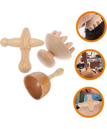 Beavorty Wooden Massage Cup Set | Household Wood Therapy Massager for Muscle Relief | Portable Handheld Massage Device - Buy Online on GoSupps.com