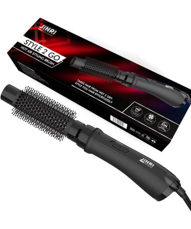 Buy 3-in-1 Hair Dryer Brush & Volumizer - Salon Quality Hot Air Brush for Straightening & Curling | Lightweight Negative Ion Ceramic Styling Tool - Buy Online on GoSupps.com