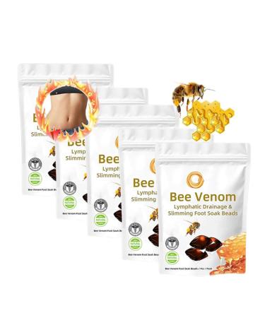 Lukmlca Bee Venom Foot Soak Lukmlca Bee Venom Lymphatic Drainage & Slimming Foot Soak Beads Lukmlca Bee Venom Lymphatic Drainage Foot Soak Lumicka Bee Venom Foot Soak (5 bags)