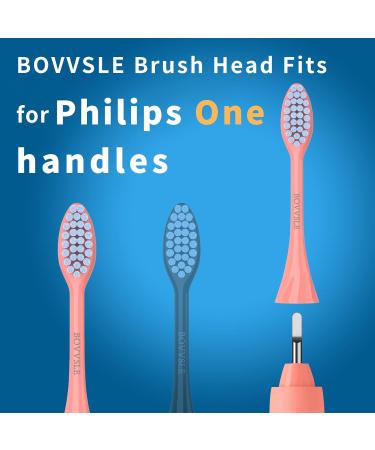 4 Pack Premium Toothbrush Replacement Heads for Philips One Series Sonicare | Deep-Cleaning | Compatible with HY1100 & HY1200 | Miami Coral - Buy Online on GoSupps.com