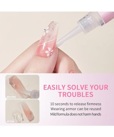 KYDA Press On Nail Tips Remover Pen Quick Easy Solid Nail Glue Gel Remover for False Nails Gentle with Nutritional Oil Remover Pen Not for Nail Polish 1 - Buy Online on GoSupps.com