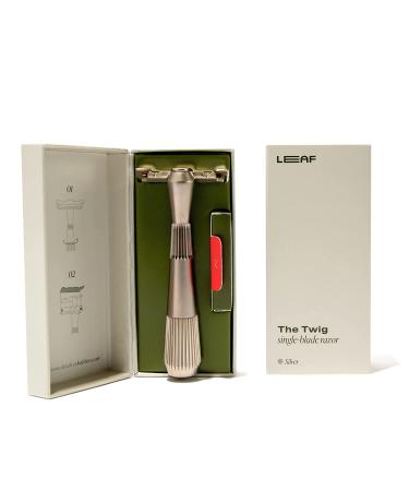The Twig Razor (Silver) - Effortless and Eco-Friendly Shaving Solution - Buy Online on GoSupps.com
