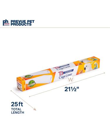 Prevue Hendryx Pet Products T3 Cage Liner 21-1/2-Inch by 25-Feet - Buy Online on GoSupps.com