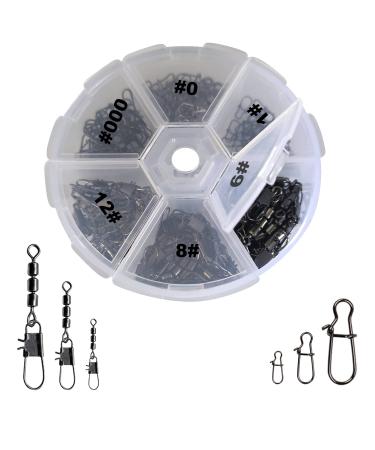 Njord Kalastus triple vertebrae and Snap Set 150 TLG |Perfect for trout fishing |Fishing accessories vertebrae fishing set |Fishing vertebrae with carabiner fishing vertebrae set |Triple vortex fishing trout accessories 150 parts - Buy Online on GoSupps.com