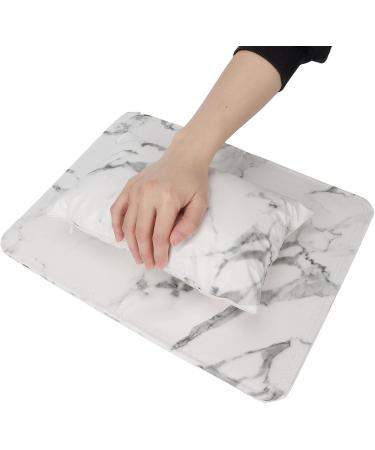 Nail Art Pillow Firm Zipper PU Leather Hand Pillow Convenient Cleaning Detachable Comfortable Touch Stylish for Nail Shop - Buy Online on GoSupps.com