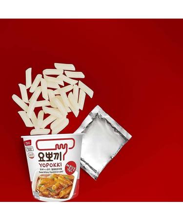 Young Poong Yopokki Tteokbokki Cup Traditional Korean Topokki Ddukbokgi Instant Rice Cake Stick Snack (1 SET 5 Flavors) SET 5 Flavors 1 - Buy Online on GoSupps.com