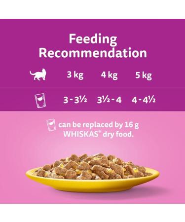 whiskas Wet Cat Food Pouches - Pack of 12 - 3 Oz. - Mixed Selection - Buy Online on GoSupps.com