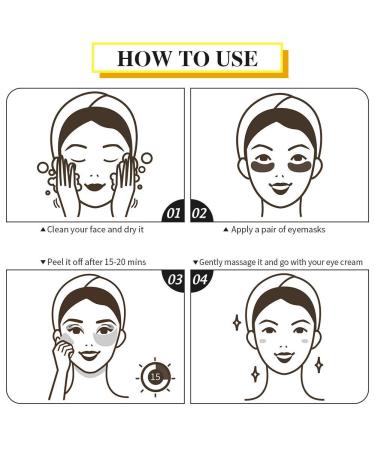 Gold & Peptide Eye Gel Patches - Moisturize, Reduce Wrinkles, & Firm Skin with Gold, Collagen - 30 Pairs - Buy Online on GoSupps.com