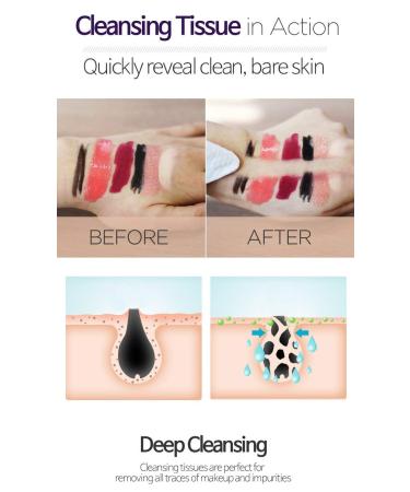 Epielle Makeup Remover Cleansing Wipes | Gentle for all Skin Types | Daily Facial Towelettes | Removes Dirt, Oil, Makeup | 30ct, Assorted 6 Pack - Buy Online on GoSupps.com