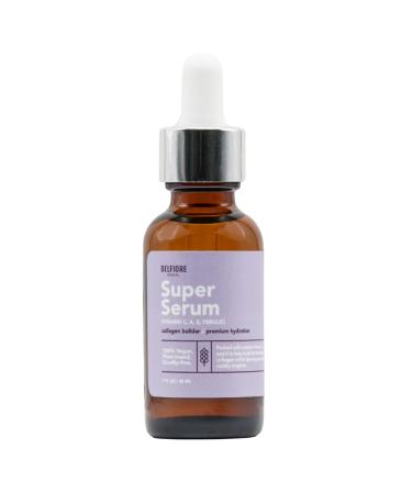 100% All Natural Super Serum Vitamin A C & E + Ferulic Acid | Brightens Skin | Plant-Based Non-GMO for Face & Neck - Made in the USA (1oz) 1 Fl Oz (Pack of 1)