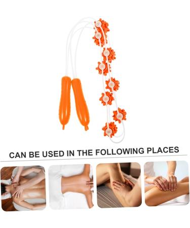 Lurrose 4-Piece Spherical Backing Strips - Multi-Tools Self-Massage Device for Muscle Recovery | Rolling Lymph Massage Gel & Magnetic Pearls - 115x5.6cm | Buy Now! - Buy Online on GoSupps.com