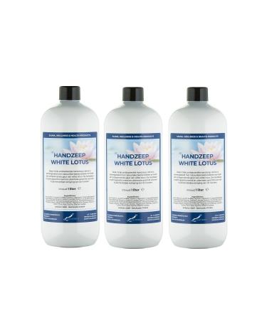Claudius White Lotus Hand Soap 1L - Pack of 3