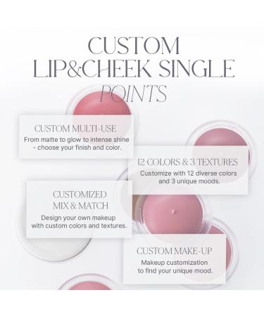 Heart Percent Dote On Mood Custom Lip & Cheek Single Blendable & Buildable Jelly Glow Shine Balm Long-Lasting Lightweight Multi-Use Glow Enhancer 4.7g D01. Dewy Glow - Buy Online on GoSupps.com