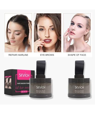 SEVICH Instant Hairline Shadow: Grey Hair Root Concealer for Thinning Hairline, Eyebrows, Beard - Windproof & Sweatproof - Buy Online on GoSupps.com