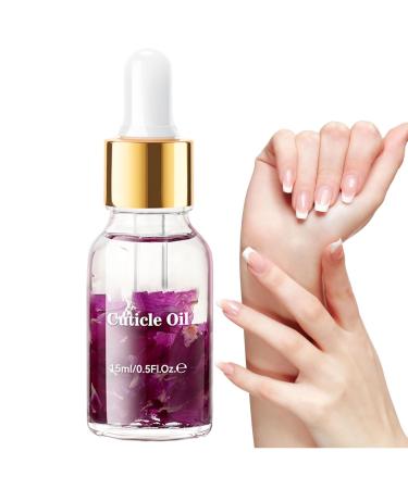 Nail and Cuticle Oil - 15ml Repairing Treatment for Damaged Nails | Gentle Nourishing Home Treatment for Damaged Cuticles