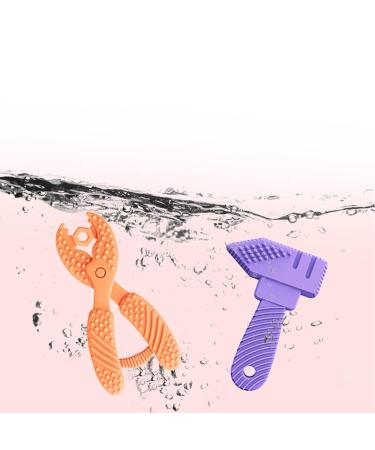 AUXHCYL 6 Pack Silicone Baby Teething Toys for 0-6 Months - Hammer, Wrench, Spanner, Pliers Shapes - Molar Teether Chew Toys for Infants - Buy Online on GoSupps.com