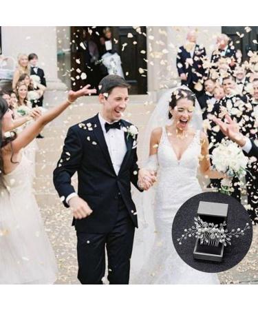 Hair Combs Slides Clips Bridal Flower Hair Pins for Girls Women Hair Accessories - Buy Online on GoSupps.com