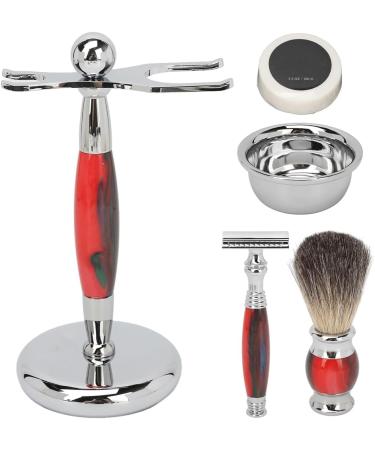 POSEDWRA Manual Shaving Set for Men | Retro Hand Razor Straight Razor & Brush Set - Premium Grooming Essentials - Buy Online on GoSupps.com