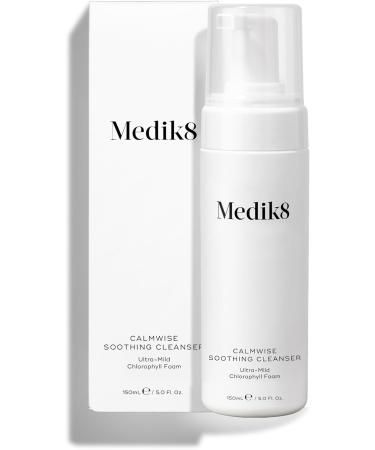 Medik8 Calmwise Soothing Cleanser - Ultra-Mild Chlorophyll Foam - Soothing & Cleansing - For Sensitive Skin - 150ml Calmwise Serum - Buy Online on GoSupps.com